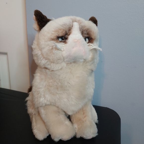 Gund Grumpy Cat Cream/Brown Stuffed Animal 9in - Picture 1 of 11